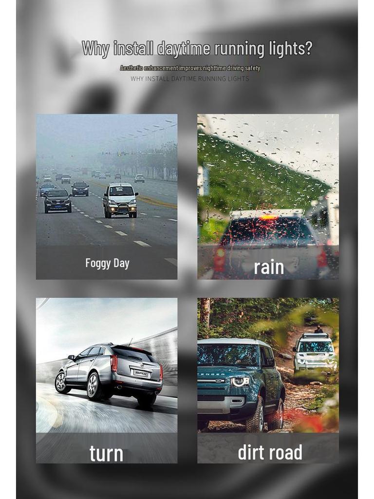 Светодиодные динамические дневные ходовые огни и указатели поворота для Ford Mondeo 13-16