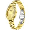 Ladies' Watches Fashion Personality Serpentine Watch Luxury Rhinestone Inlay Trend Golden Women's Quartz Elegant Wristwatch