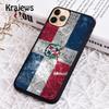 Krajews Чехол для телефона с гербом Доминиканской Республики для iPhone 17 Air 16 15 14 plus 11 12 13 pro max coque Shell Fundas