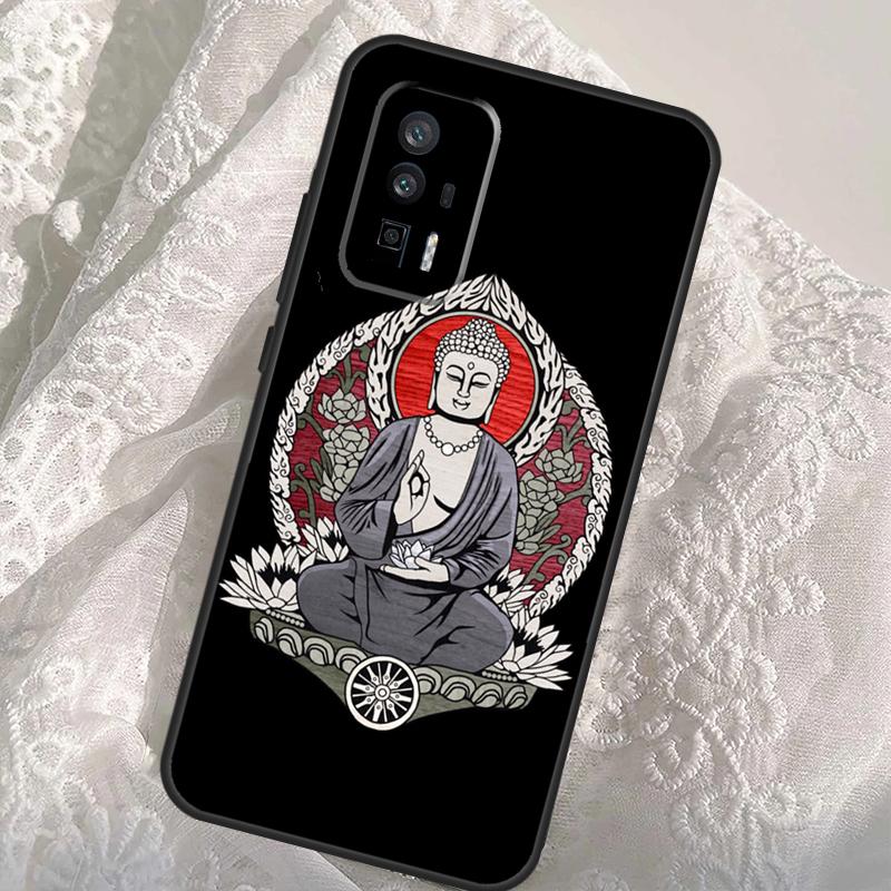 Trippy Gautama Buddha Case For Xiaomi 14T Pro 13T 12T 11T 13 14 Ultra POCO F6 Pro M6 M5s F3 F5 X3 X5 X6 Pro Cover