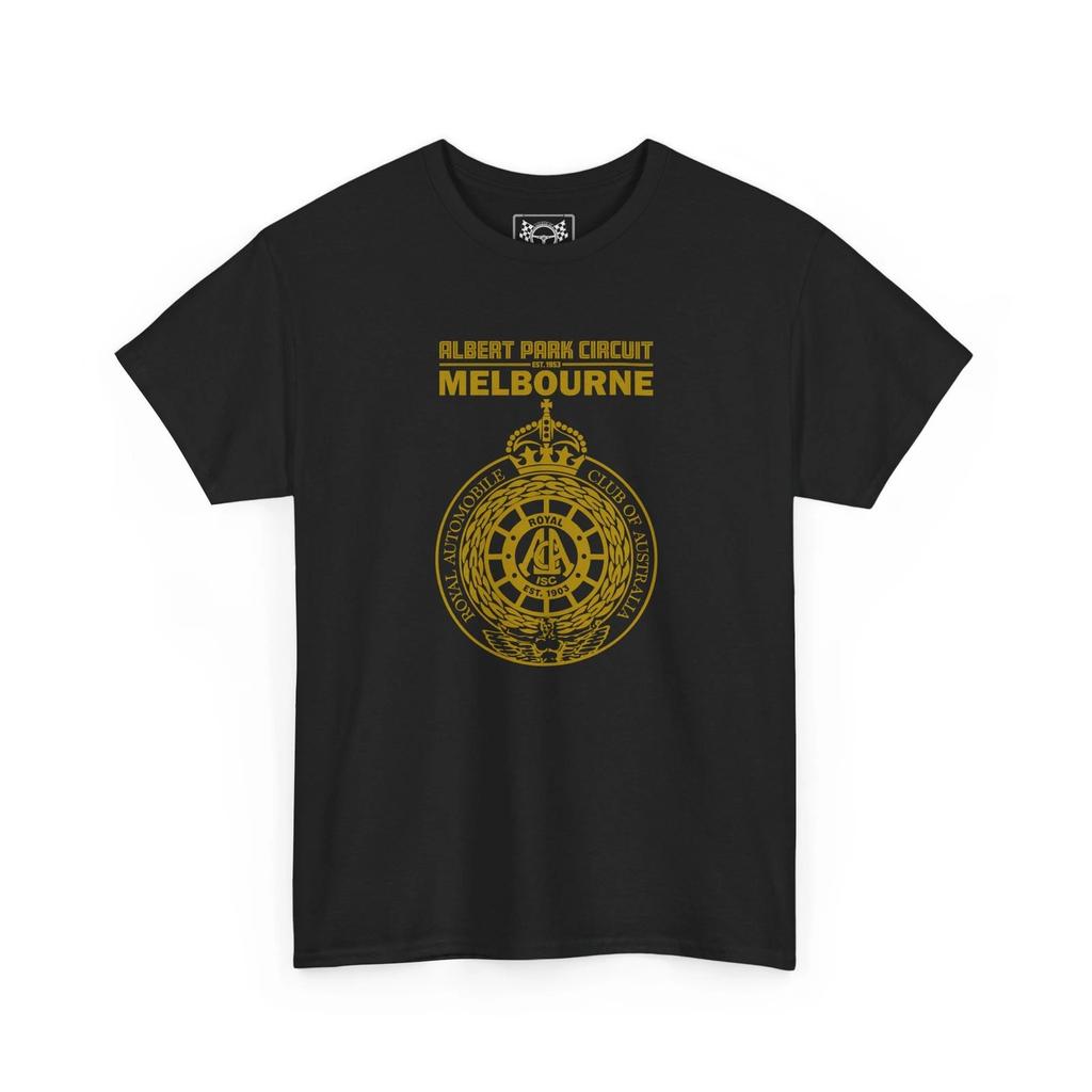 Australia Auto Club Vintage T-Shirt - Melbourne Race Tee - Formula Fans Gift