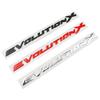 Car ABS Rear Trunk Letters Logo Badge Emblem Decals Sticker For Lancer Evolution X Styling Decoration Accessories