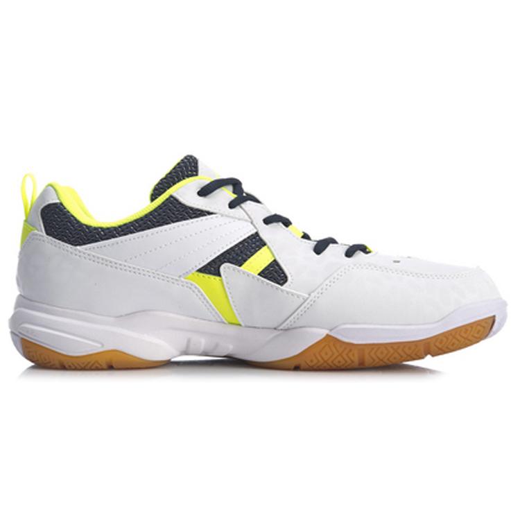 New LiNing Koba Anti Slip And Wear Resistant Lightweight Low Top Badminton Shoes Unisex White Gray AYTM079-5