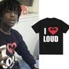 Chief Keef Я Люблю Громкий Тот Же Стиль Графический Принт Футболка Мужчины Женщины Мода Хип-Хоп Повседневный Оверсайз Уличная Одежда Харадзюку Летняя Футболка
