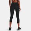 Under Armour Mileage Training Tight Fit Seven-Quarter фитнес-брюки женские плавки черные 1362687-001