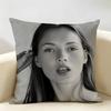 Model KKate MMoss Cushion Cover Natural Linen Organic Fabric DoubleSided Printing Room Sofa Decor Pillow Case