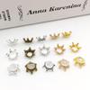 3D Small Crown Alloy DIY Jewelry Accessories: Cartoon Japanese & Korean Hairstyle Material Pack