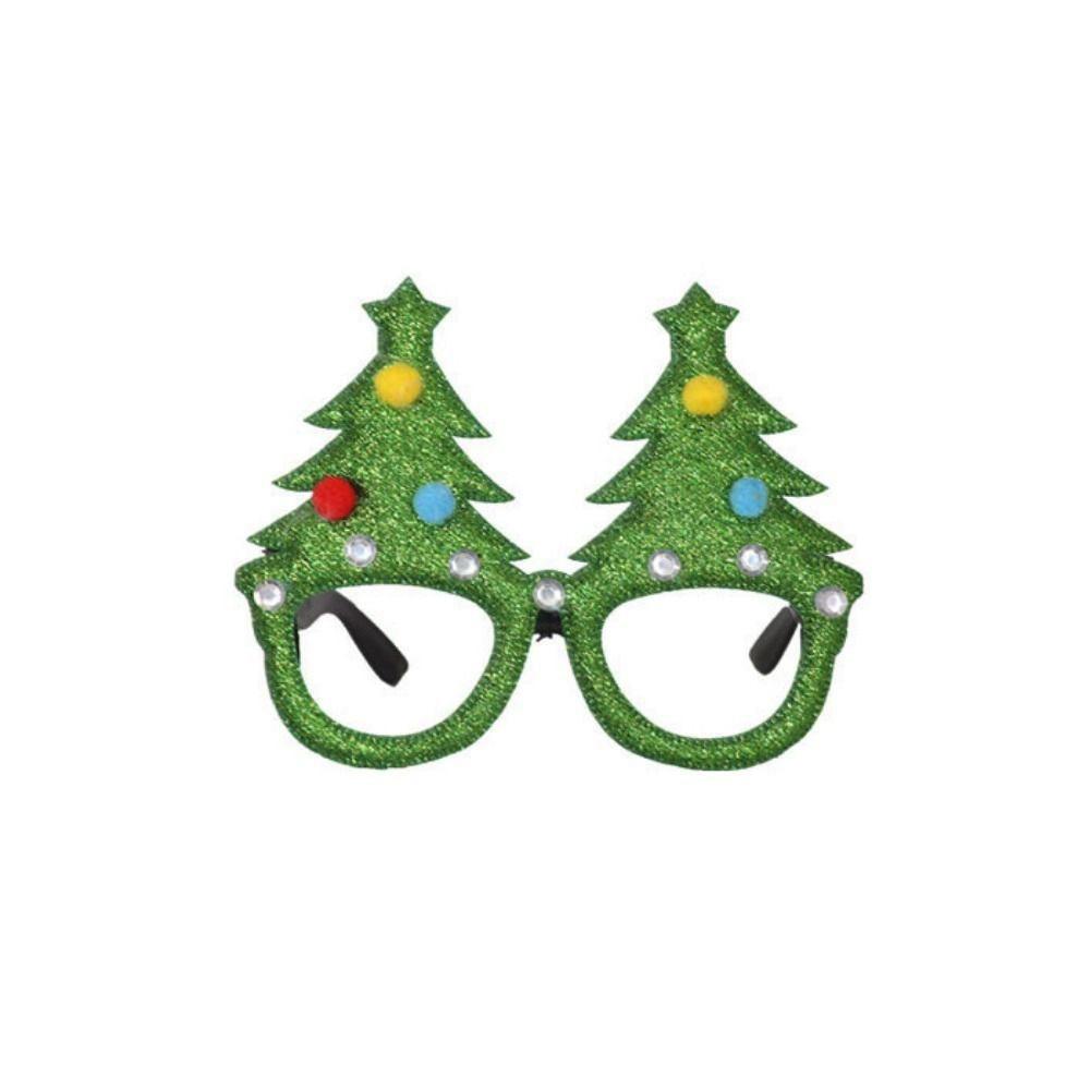 Декоративные очки Санта-Снеговика, Санта-Клаус/Снеговик/Рождественская елка, очки с рогом оленя, реквизит для фотосессии