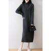 Women's Cashmere Dress 30% Cashmere 70% Wool Autumn and Winter Cashmere Skirt Soft and Warm