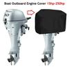 Waterproof Durable Engine Boat Cover 210D Outboard Motor Cover Speedboat Engine Shield UV Protection Marine Engine Protector