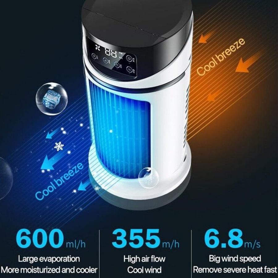 Портативный мини-кондиционер, охладитель воздуха, вентилятор с водяным охлаждением, кондиционер, офисный мобильный кондиционер, охладитель воздуха