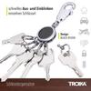Кольцо TROIKA Key Black Vision, #KYR01/A161