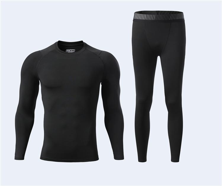 Autumn and winter outdoor sports breathable super soft long-sleeved football training fitness game children adult tight-fitting quick-drying clothes