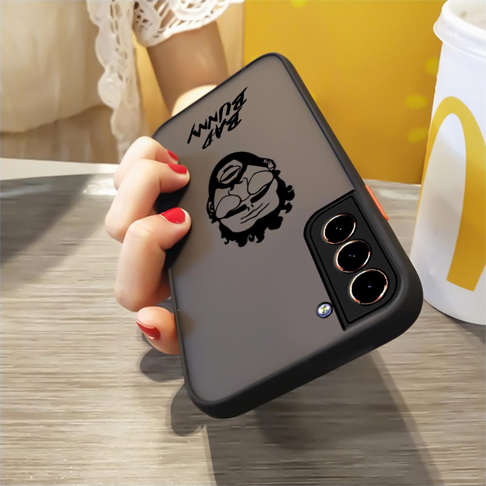 Bad Bunny S24 5G Case For Samsung S20 S21 FE S22 S23 S24 Ultra Cases Bunny Logo Funda Galaxy S23 Plus Matte Back Cover X 100pre