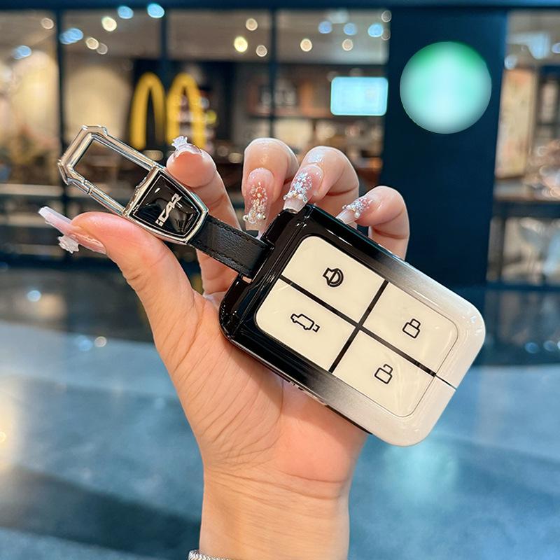 Металлический защитный чехол для ключа Chery 25 моделей iCarV23 - Унисекс Умный Bluetooth-чехол для пульта