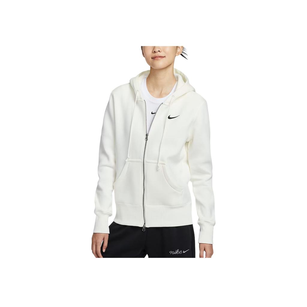 Nike Спортивная одежда Phoenix Fleece Однотонная толстовка с капюшоном на молнии с длинным рукавом Женские куртки HJ0996133