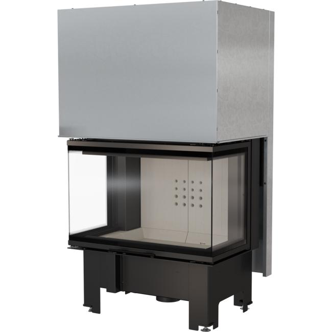 Умный стальной камин KRATKI NBC 800/400 10 кВт Ø 200 Подъемный MSK