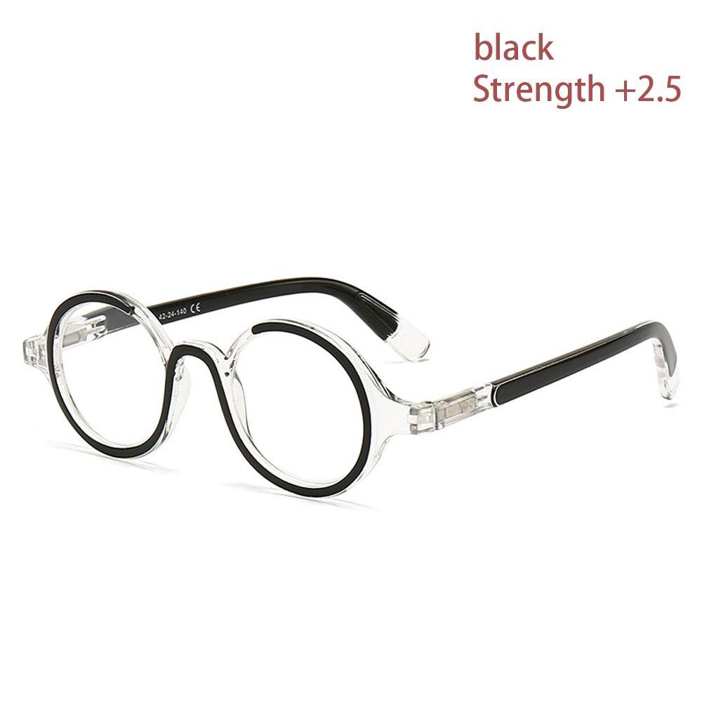 Vision Care Presbyopic Eyeglass Round Frame Anti-Blue Light Glasses  Women Men