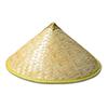 1Pc Chinese Retro Bamboo Rattan Fisherman Hat Handmade Weave Straw Bucket Hat Tourism Rain Dance Props Cone Fishing Sunshade Hat