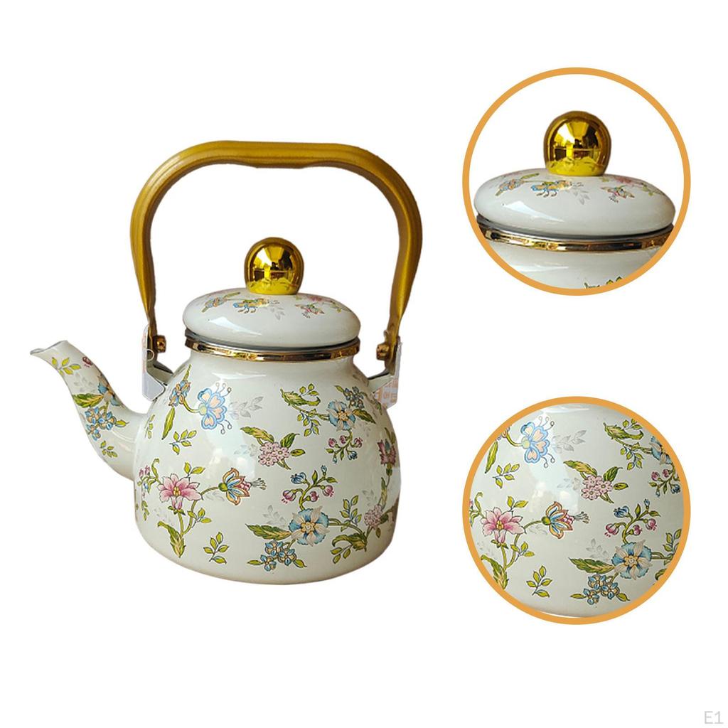 Эмалированный чайник 1,2 л, герметичный, многофункциональный кувшин для сока, чайник для воды, чайник для офиса, дома