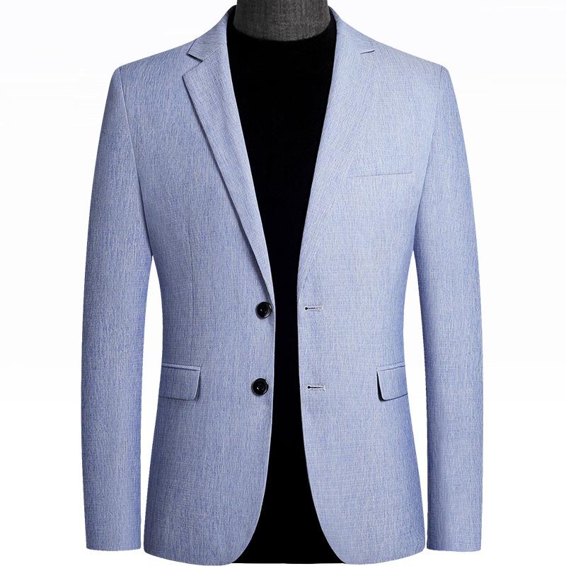 Маленький мужской костюм, модный топ, облегающий, красивый мужской костюм на весну и осень, британская повседневная мужская куртка
