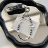 Phone Charm Love Bowknot Phone Pendant Beaded Mobile Phone Lanyard  Car Key Chains