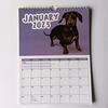2025 Wall Calendar Cartoon Dog Print Wall Hanging Calendar Monthly Daily Planner Holiday
