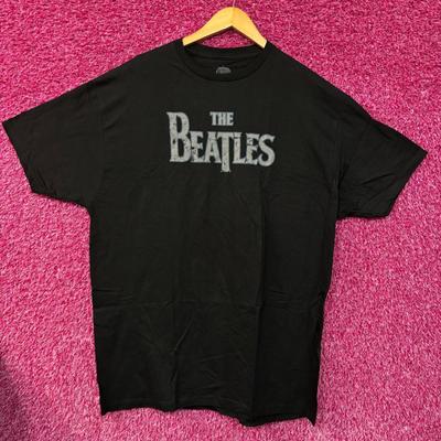 Футболка с логотипом The Beatles в винтажном стиле, графический дизайн
