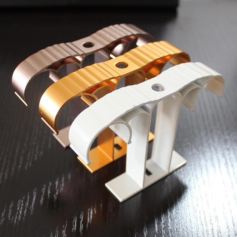 Комплект кронштейнов для римского карниза - основание из алюминиевого сплава, три цвета