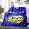 Wiggles Personalized Name Blanket Multi-purpose Personalized Blanket Ultra-Soft Versatile for Office Bed Picnics Sofa Four Seasons Multipurpose