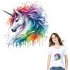 Iron On Transfer Beautiful Unicorn Stickers Diy Hoodies Jeans T-Shirt Heat Trnasfer Clothes Stickers Custom Iron-On Patches