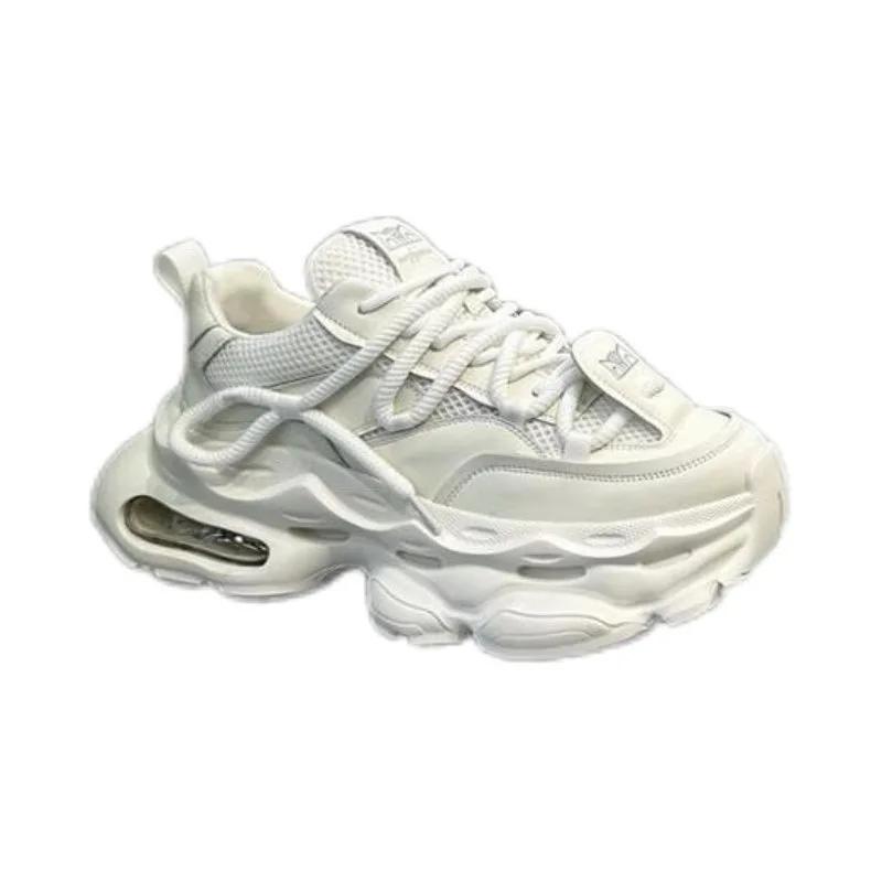 Новая мужская обувь со скидкой Толстая подошва Высокая модная повседневная обувь Удобная обувь для альпинизма и спорта на мягкой подошве кроссовки мужские