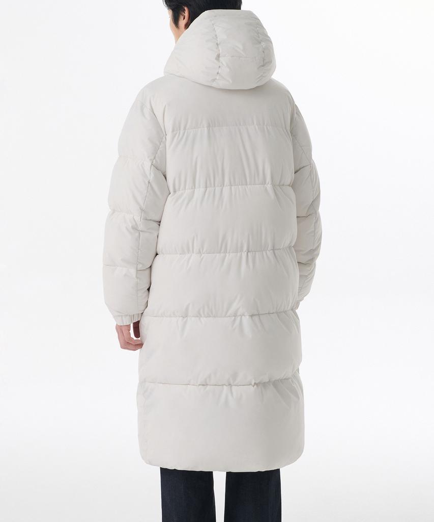 Musinsa Standard Daily Puffer Long Padded Parka [Dusty Cream]