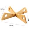 Kitchen Home Detachable Heat Resistant Bamboo Cooling Rack Pan Stand Placemat Pot Trivet
