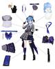 Hosimati Suisei Cosplay with Virtual Hololive Cosplay Adult Cultural Event Stage Hosimati Suisei Cosplay [Kamizu Ryohin] Wig, Costume, Costume,