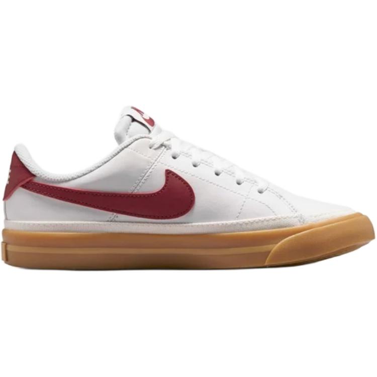 Nike Кроссовки Court Legacy GS White Team Red Gum Kids Gum-Yellow DA5380-132