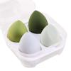 Makeup Sponge Puff Cushion Foundation Makeup Sponge Puff Makeup Sponji Foundation Astan (4 Pieces, Green)