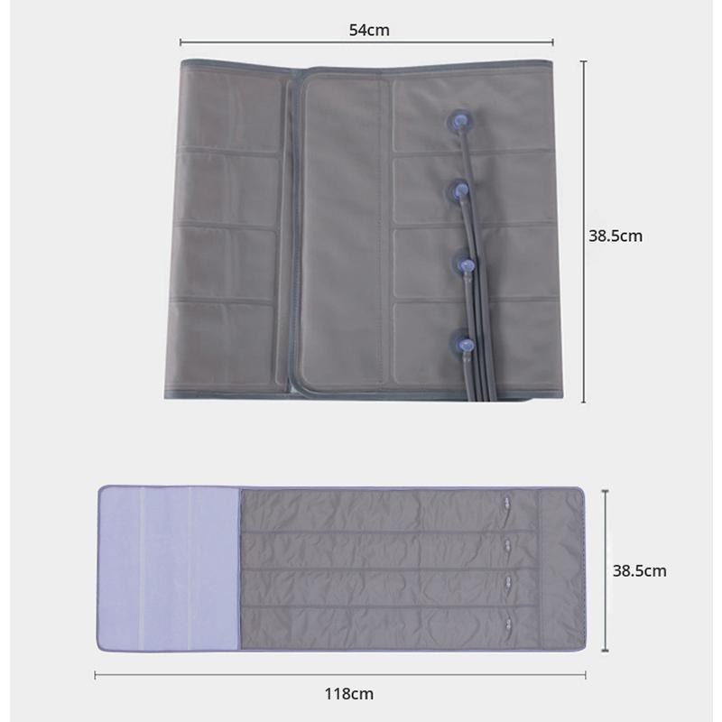 4-камерный массажер с воздушной компрессией, улучшающий кровообращение, снимающий боль, обертывания для рук, талии, ног, ступней, аппарат для лимфодренажного массажа