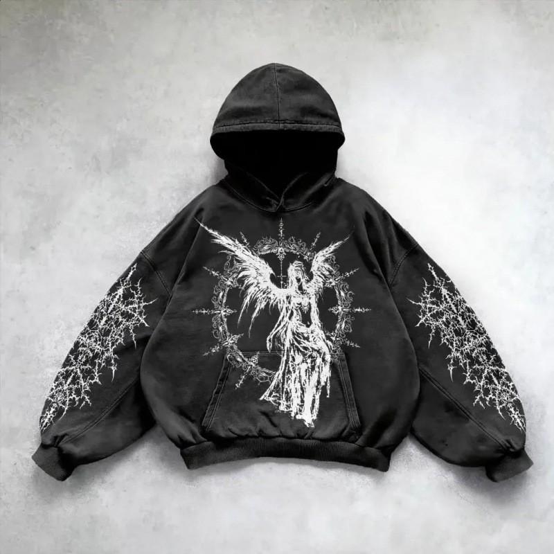 Unisex Oversized Hooded Sweatshirt With 3D Print Streetwear Long Sleeve Pullover Winter Casual Wear