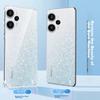 Shockproof Phone Case for Xiaomi Redmi Note 12 Turbo, Full Protection Anti-Drop Airbag Transparent Soft TPU Case - Transparent White