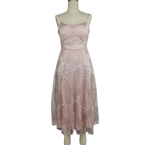 Вечернее платье с V-образным вырезом, А-силуэта, узкое, с высокой талией, на бретельках, платье-комбинация без рукавов и вышивкой для выпускного вечера