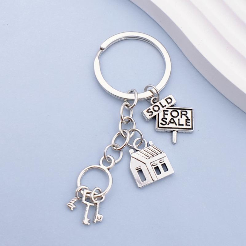 Европейская и американская мода DIY аксессуары дом, кисти, инструменты, ключи креативный архитектор, агентство недвижимости брелок