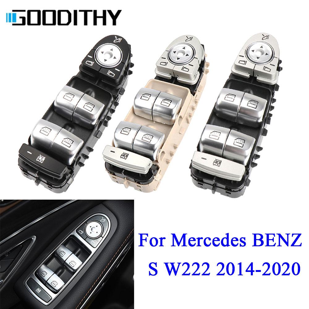 Передняя дверь автомобиля, электрическая кнопка управления окном для Mercedes Benz S W222 S320 S350 S450 S500 S560