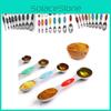 Nine Essential Piece Measuring Spoon Set With Magnetic Design And Modern Style For Home Bakers