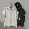 Men's Trendy Sleeveless Hooded T-Shirt: Summer Solid Color Casual Vest