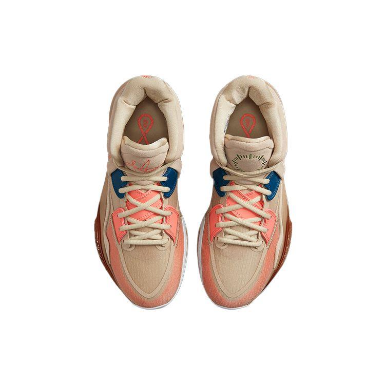 Nike Кроссовки унисекс Kyrie Infinity EP с цветочным принтом Коричневые ротанговые марены DC9134-200
