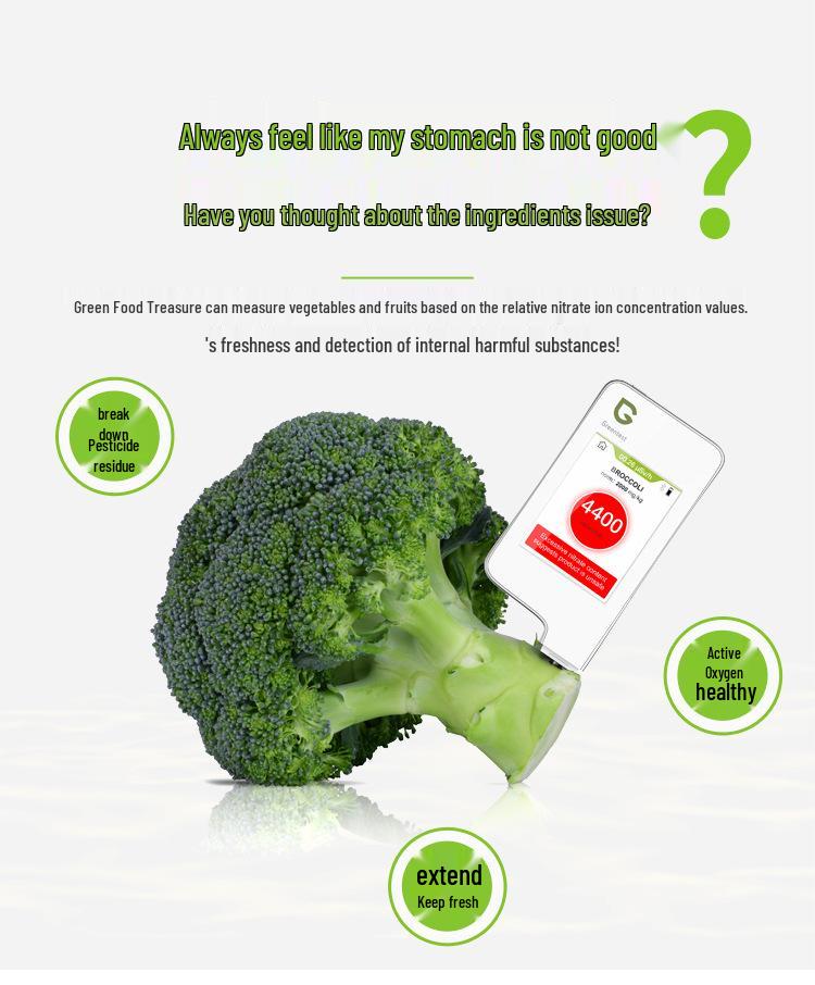 Портативный нитратомер GreenTest 1 для фруктов и овощей с емкостным экраном