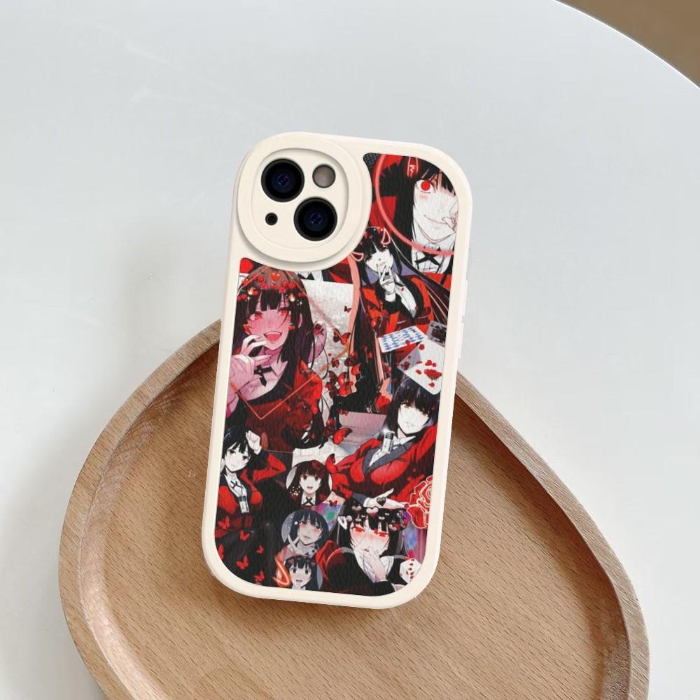 Японское аниме Kakegurui Jabami Yumeko Чехол для телефона Жесткая кожа Для iPhone 16 13 12 Mini 11 14 Pro Max Xs X Xr 7 8 Plus Fundas