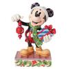 Enesco Disney Traditions by Jim Shore Santa Mickey Mouse Limited Edition Figurine, 7.75 Inch, Multicolor