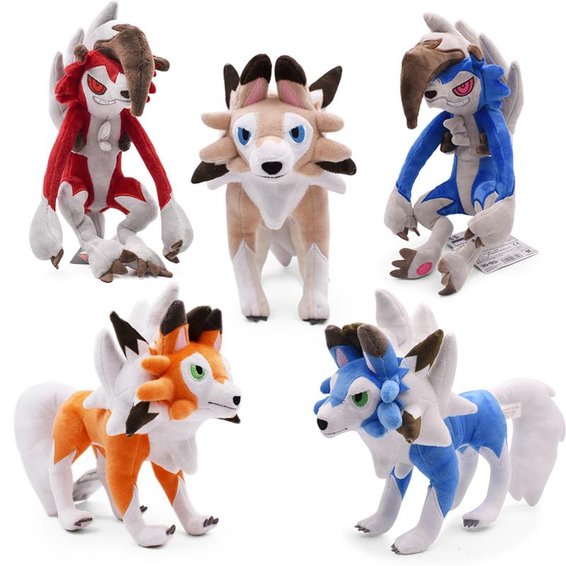 25 Styles Plush Toys Shiny Dragonair Rayquaza Gyarados Charizard Charmander Lycanroc Vulpix Lucario Stuffed Peluche Doll